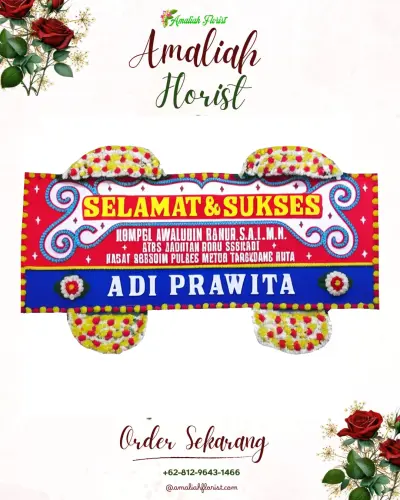 Karangan Bunga Ucapan Selamat di Srihardono