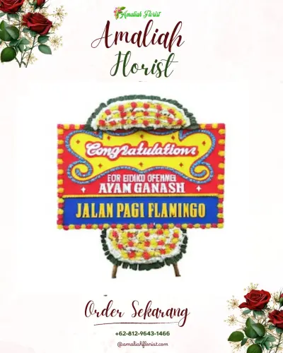 Bunga Papan Congratulation di Srihardono